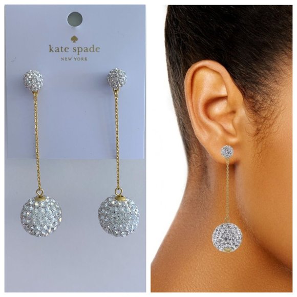 Kate Spade Razzle Dazzle Crystal Dangle Earrings - Picture 3 of 8
